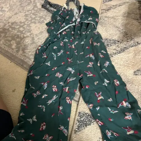 Matilda Jane Jumpsuit Evergreen Dream Ruffle Sleeve Size Small - Image 9