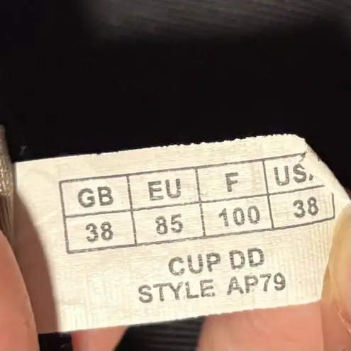 Ballet One Piece Swimsuit Women’s Size 38DD Underwire Bra Blue Black White Size L