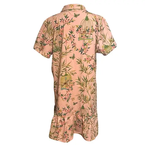 Spartina 449 NEW Size XXL Joelle Polo Dress Enclave Bamboo Bird Cage Pink