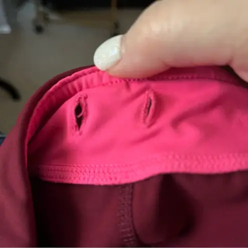 Kari Traa Womens Size XS Pink Leggings Athletic Workout Fitness Gym Running