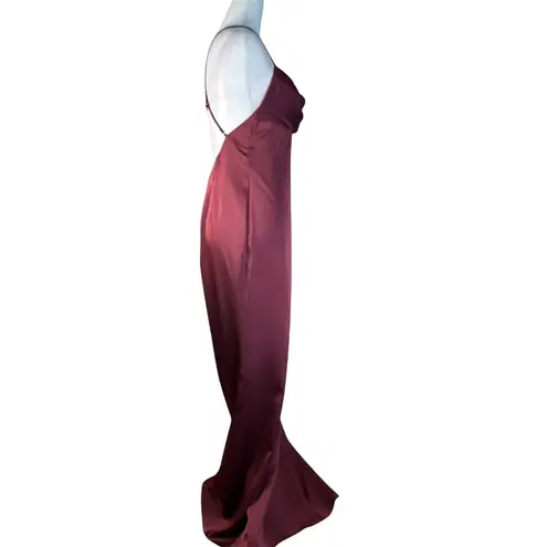 Katie May  Tara Gown in Bordeaux Small Womens Long Maxi Dress