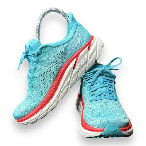 Hoka  One One Size Women’s 5 B Clifton 8 Running Shoes Sneakers Aqua