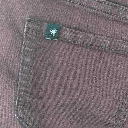 Love Sick Super Skinny Jeans High Waisted Dark Wash Burgundy Button Size 1