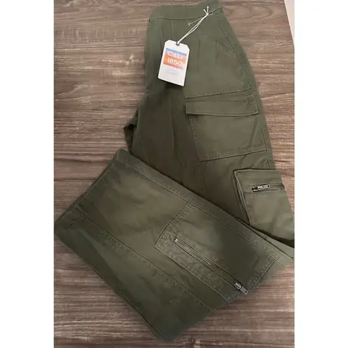 Cali 1850 Women's Cargo Pants - Green - Size 5