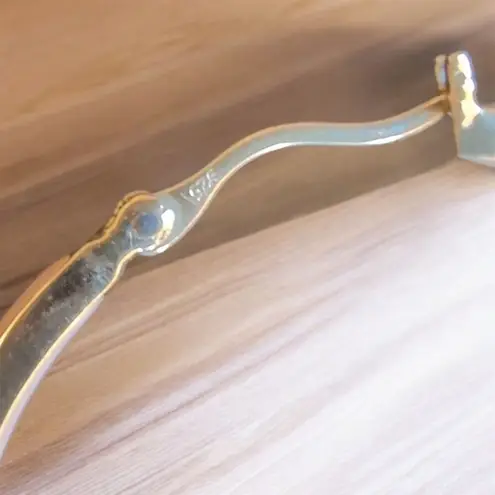 Pink Enamel Sterling Silver Earrings 1" Snap Closure