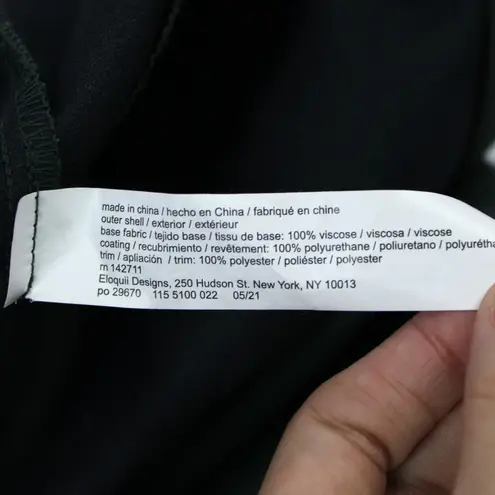 Eloquii Womens 14 Gena Faux Leather Pants Pine Grove Green High Rise Mob Wife