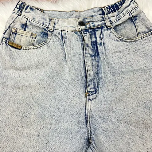 PS Gitano Vintage 80’s Acid/ Bleach Wash SUPER High Waist Jeans 28