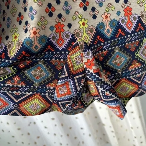 Tigerlily Boho Batik Renaissance Gypsy Beach Ditsy Spaghetti Strap Romper Large