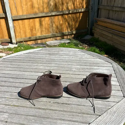 White Mountain Nwt Women's Auburn Brown Suede Leather Chukka Boots size 8W