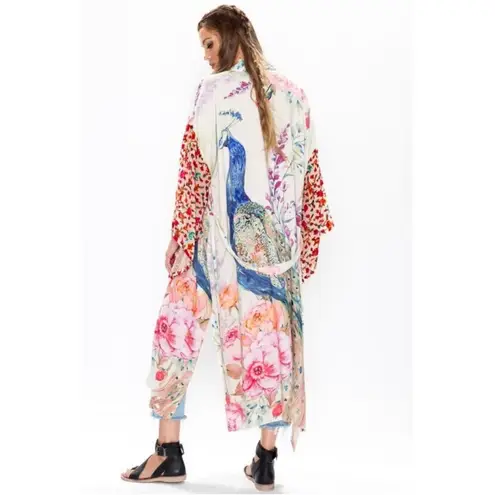 Aratta Silent Journey Peacock Kimono Large