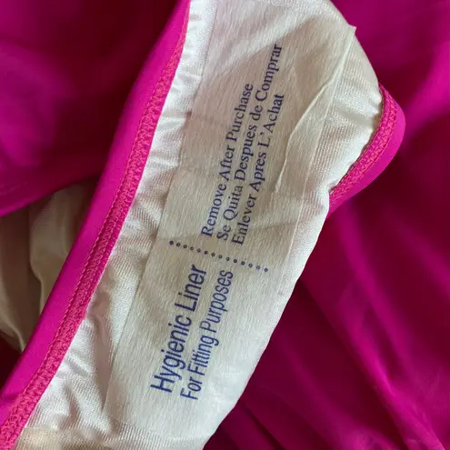 Kona Sol NEW Pink Strapless One Piece Swim Suit 16 Tummy Control Full Coverage