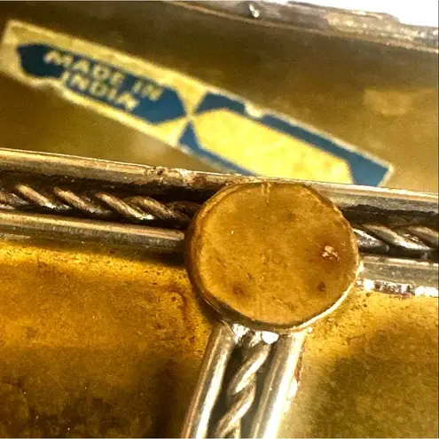 Vintage Brass Wide Cuff Bracelet ā Made in India