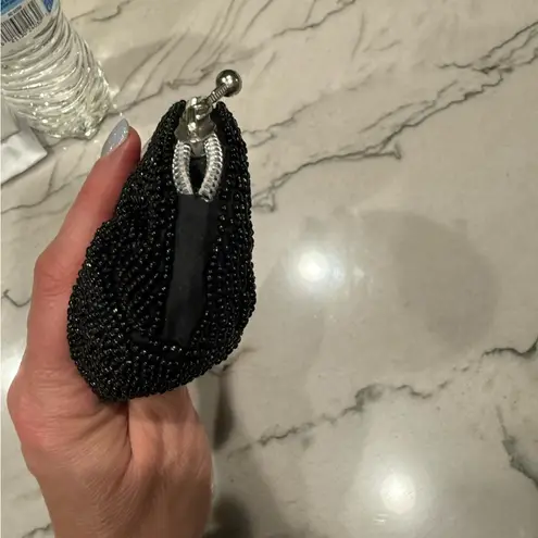 Chan Luu Vintage Black Beaded Clutch