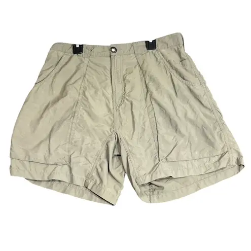 Alpine Design Hiking Shorts Womens Medium Khaki Nylon Outdoors Utility Quick Dry - Image 2