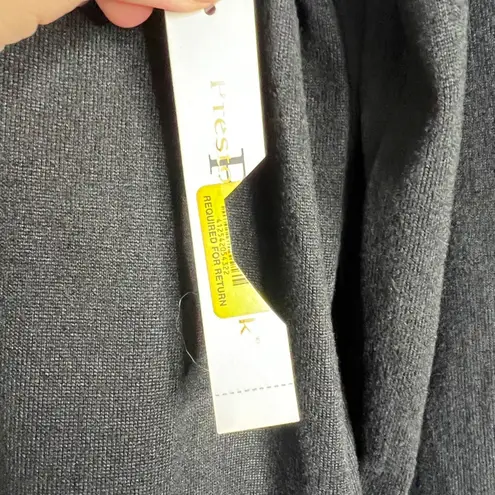 Preston & York Layered Lightweight Sweater Knit Top Size S Black White NWT