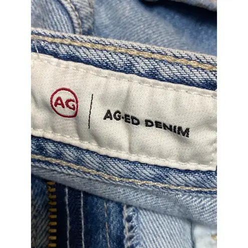 AG Adriano Goldschmied Mid Rise Frayed Hem Denim Cut