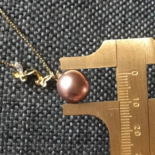 Boutique Custom Made 12mm Genuine Pearl Necklace