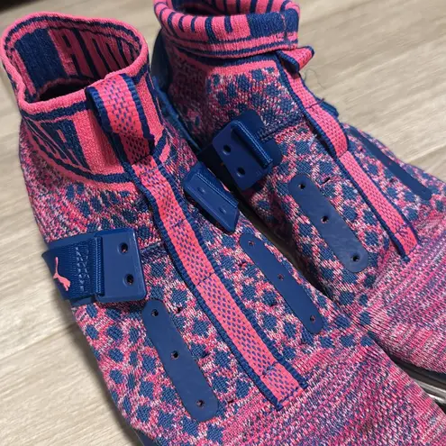 Puma  Women’s‎ Ignite Evoknit Cross-Trainer Blue Pink Size 9.5 High tops - Image 6
