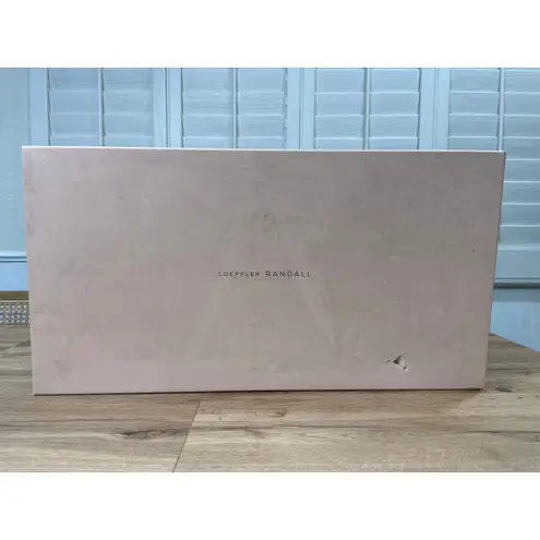 Loeffler Randall Lynn Snip Toe Croc Embossed Block Heel Boots Leather Sz 5.5 NIB