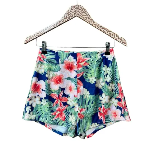 by the way. Dominique Tropical Floral Shorts Blue Multi Medium M