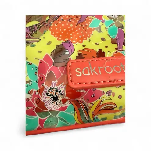 Sakroots Clear Koi Tote Shoulder Purse Coral BeachPool Bag w/Makeup Wallet