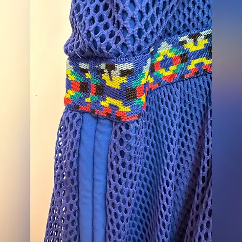 Cacique Lane Bryant Swim Mesh One Piece Swimsuit Aztec Plus Size 42DD Underwire