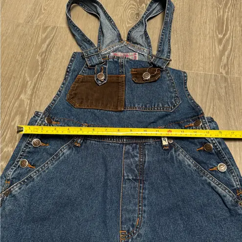 Unisex Vintage Blue Denim Overalls Size M