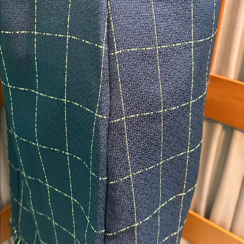 Julia Jordan Navy and Yellow Checkered Mini Dress