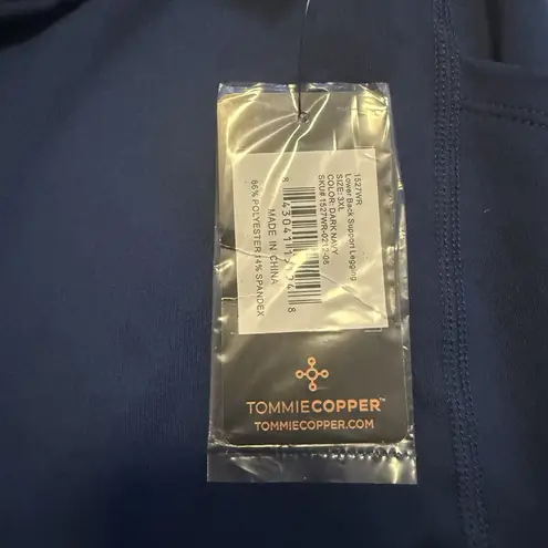 TOMMIE COPPER NWT Women's Plus‎ Size Lower Back Support Capri Legging Size 3X Blue