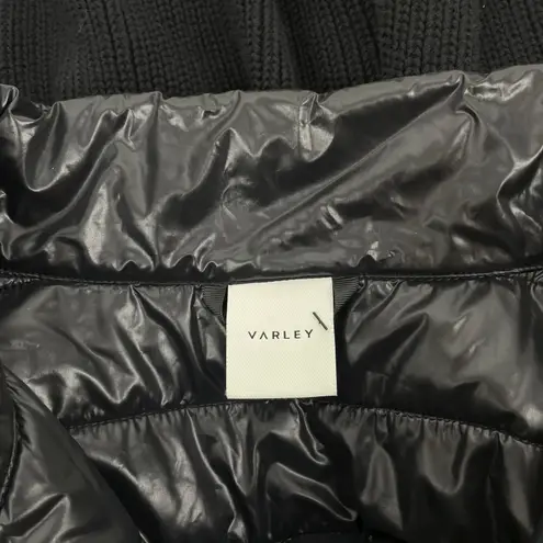 Varley Daines Padded Half Zip Jacket Pullover Sweater Black Size XL
