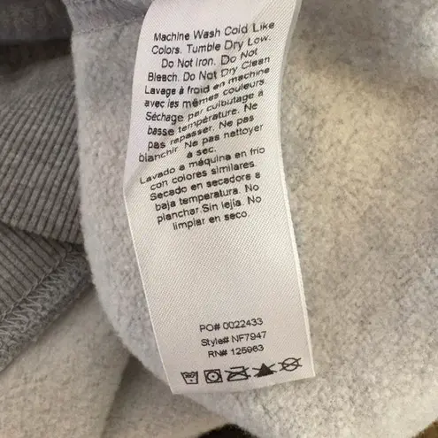 Beyond Yoga LuxeFleece Oversized Crewneck Sweatshirt Grey Sz L NF7947 Womens EUC