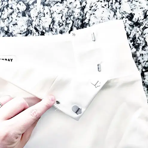 Sunday Best Aritzia White Satin Wendy Skirt