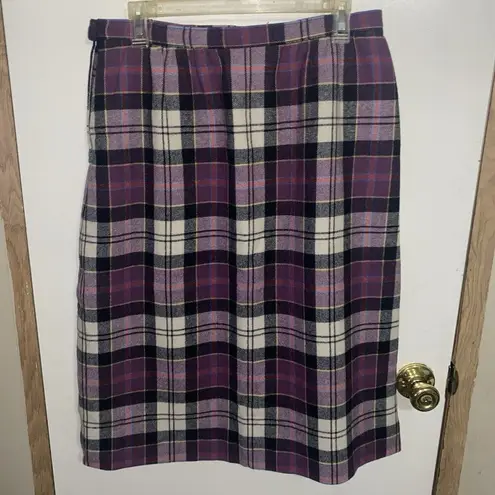 Pendleton  Vintage Virgin Wool Lined Pencil Skirt No Size Tag