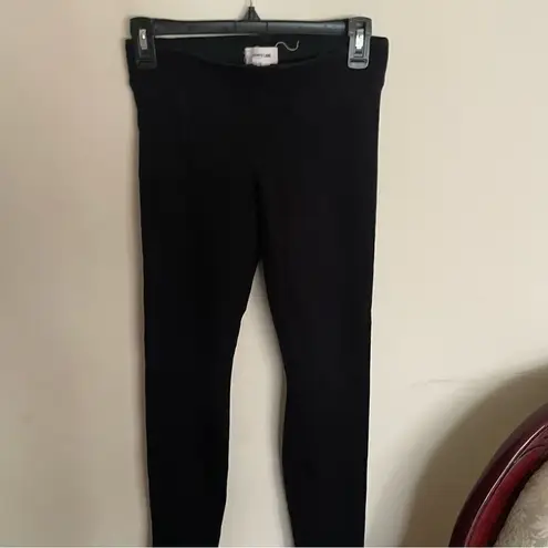 Helmut Lang Cocoon Cotton-Blend Black Legging- Size Small