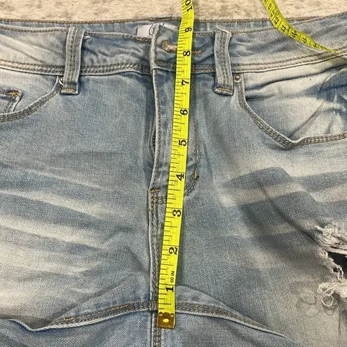 Ymi Anklet Ripped Skinny Jeans