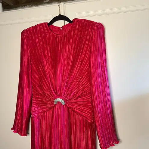 American Vintage Vintage George F Couture Pleated Formal Dress