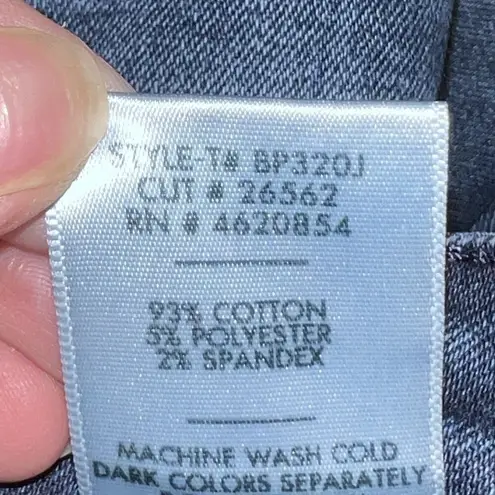 Just Black JBD Denim Vintage Straight Jeans Size 27 Raw Hem High Rise Distress