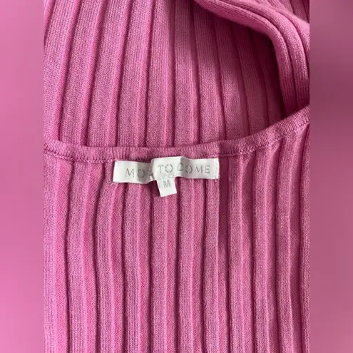 MORE TO COME Laura Open Back Dress in Pink Pink Size M