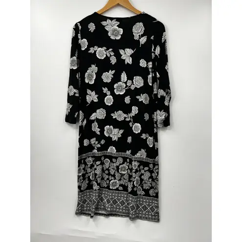 J. Jill Dress Womens Floral V