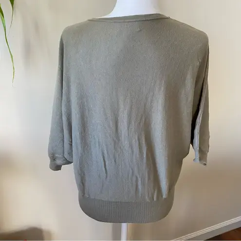 Pure Collection Linen Cotton Oversized Lightweight Dolman Sleeve Cardigan Size 2