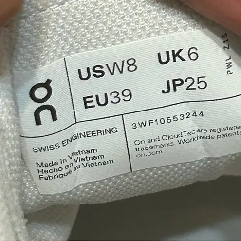 ON CLOUDNOVA gray running athletic training lace up shoes sneakers women’s 8 new