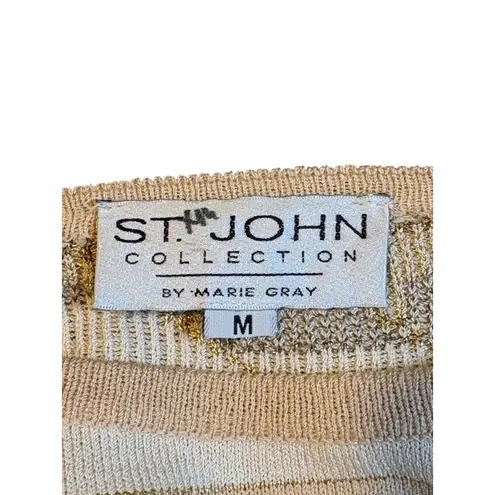 St. John Collection Vintage St. John Collections Santana Striped Nautical Rope Knit Sweater Medium