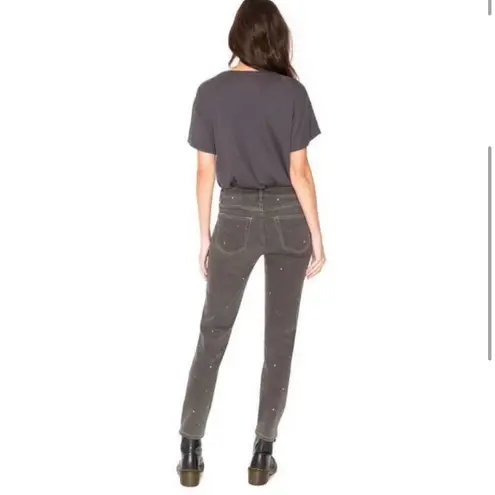 Free People Sandrine Rose The Virgin Label x  Jeans in Polka Grey NWT $138sale!