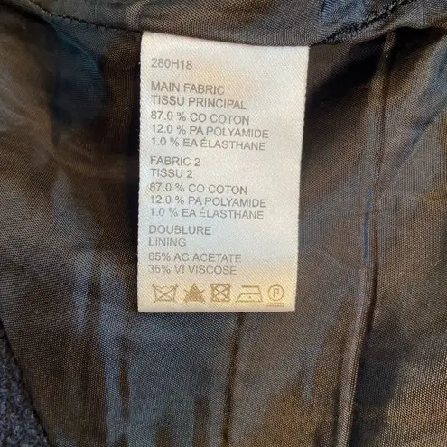 Carven Black + White Tweed Top, Sleeveless, cropped, size Large, EU 42, US L