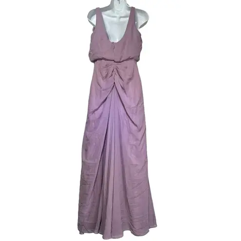 Weddington Way gathered long evening gown prom dress Size 6