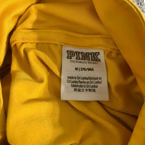 Victoria's Secret PINK Yellow Quarter Zip Top