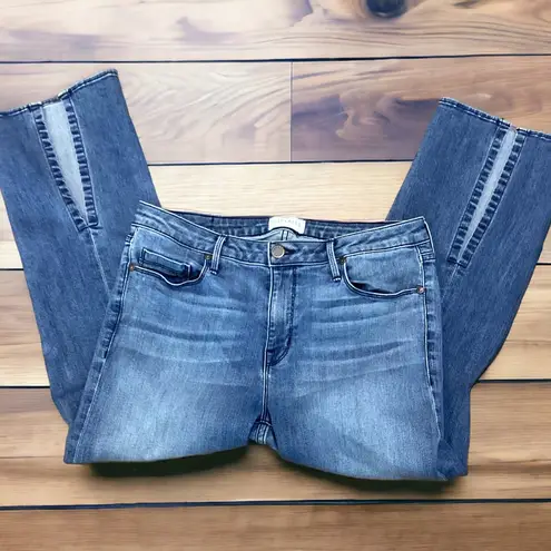 Parker Smith Split calf jeans. Size 30. Light wash denim