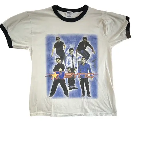 Vintage NSYNC No Strings Attached tour Y2K year 2000 worn in graphic T