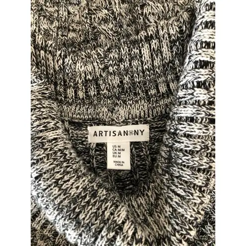 Artisan NY Women Sweater Crew Neck Sleeveless Medium Pullover Y2K Grunge Kurt