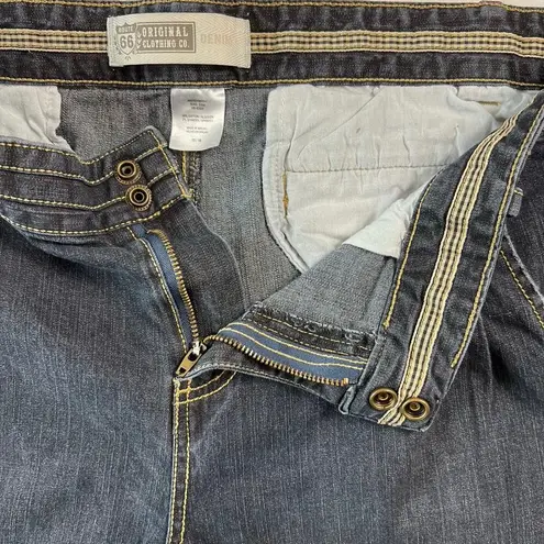 Route 66 Women's Wide Leg Dark Wash Jeans 14/15 Classic Fit